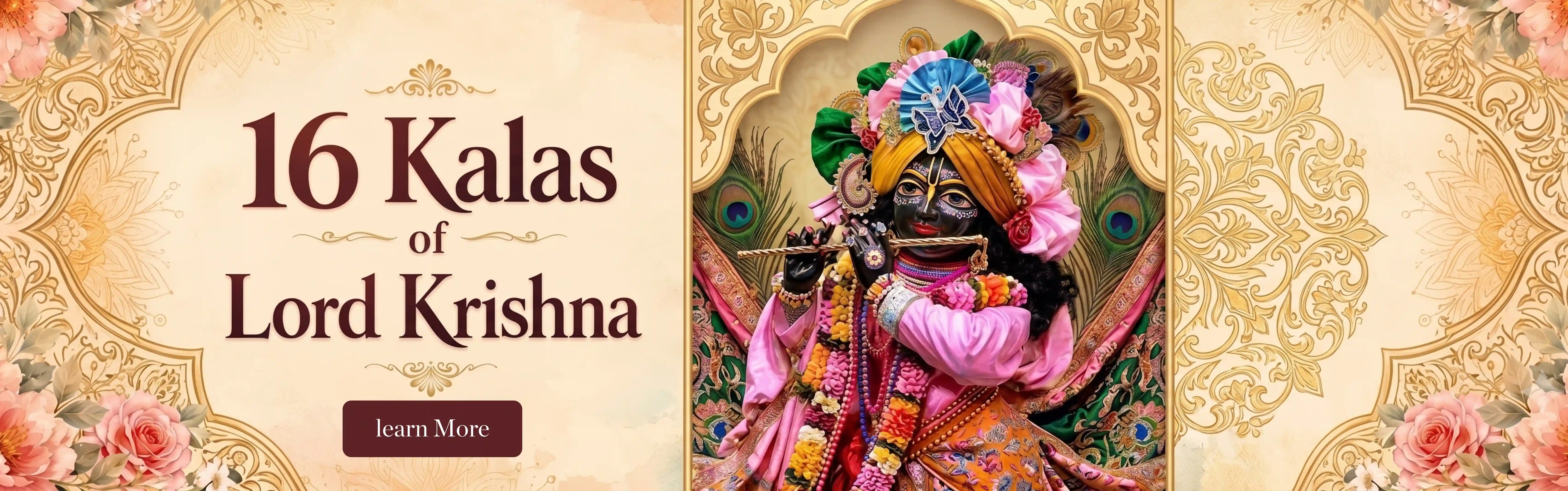 16 Kalas of Lord Krishna — Learn More