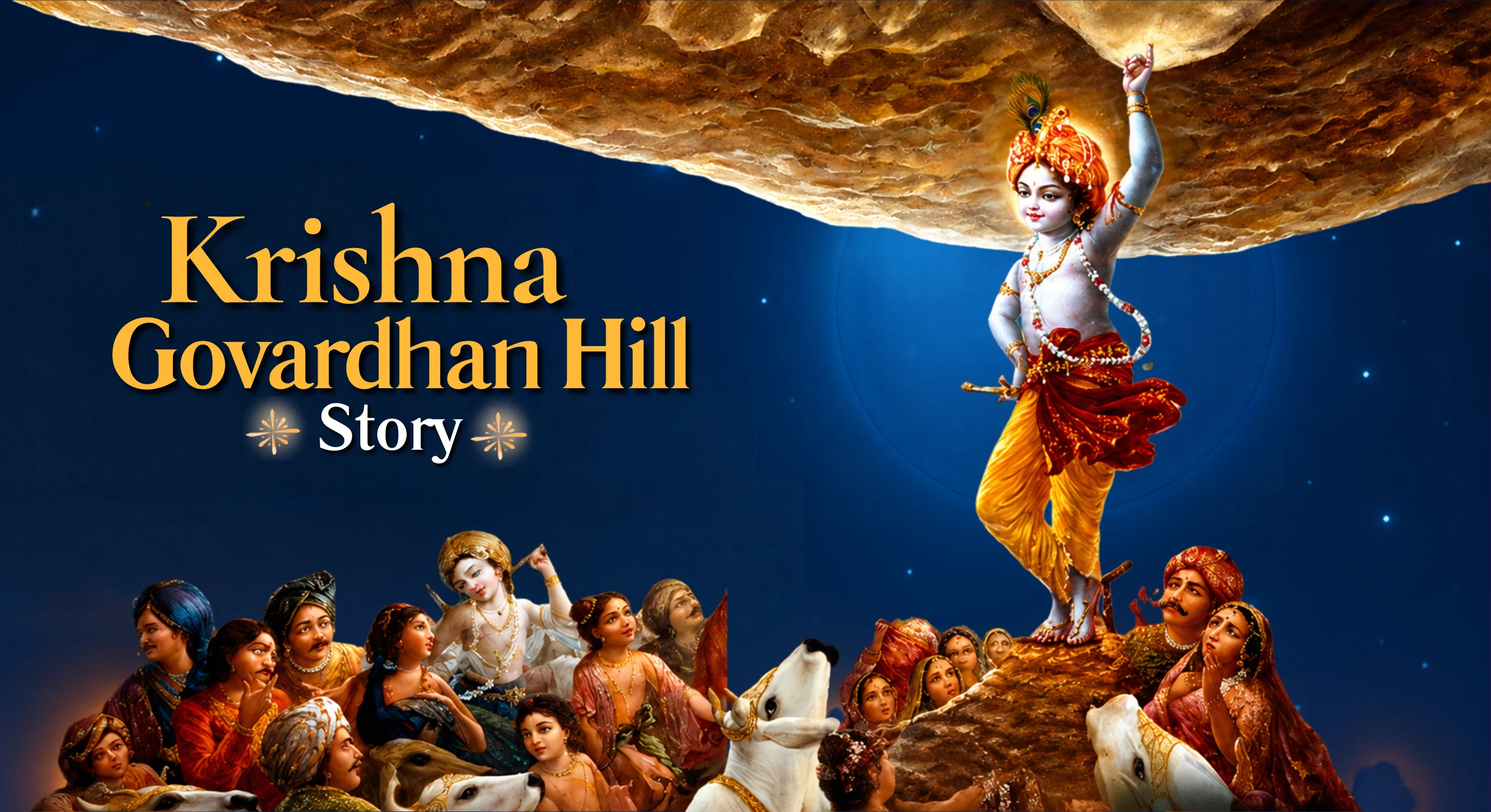 Krishna Lifting Govardhan Hill Story: Why He Lifted It
