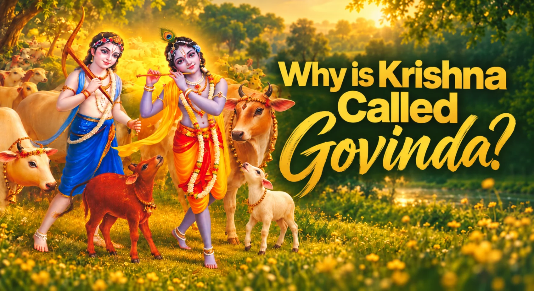 Why Is Krishna Called Govinda?